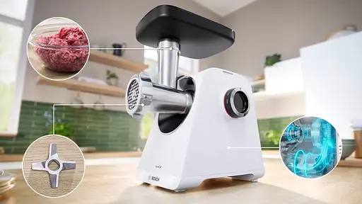 Мясорубка Bosch MultiPower MFWS607W (00000055608) - фото 8