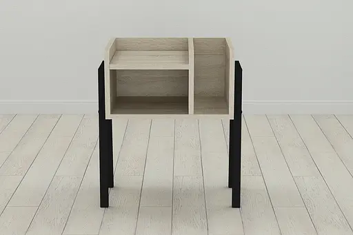 Тумба модульна Ferrum-decor Амелі 540x450x320 метал Чорний ДСП Сонома 16 мм (FRD-103007) - фото 4