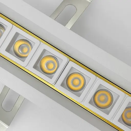 Вбудований світильник Skarlat RSL74167 12×2W WH+GD 3000K - фото 6