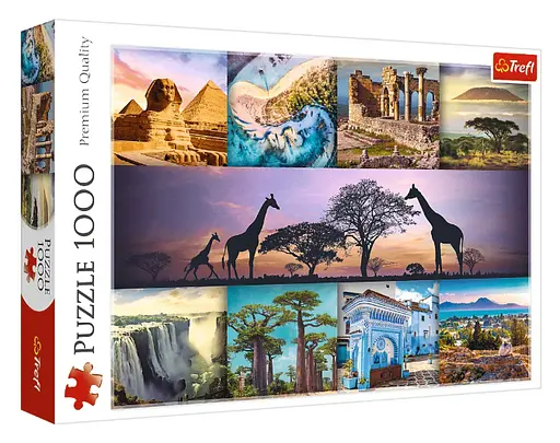 Пазл Колаж: Африка - 1000 елементів Trefl 10792