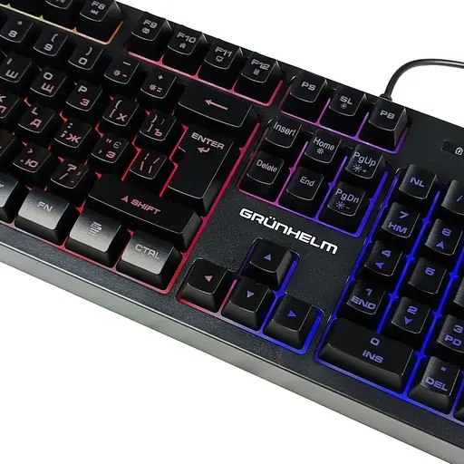 Клавіатура комп'ютерна Grunhelm KB-610WD дротова ігрова (126945) - фото 5