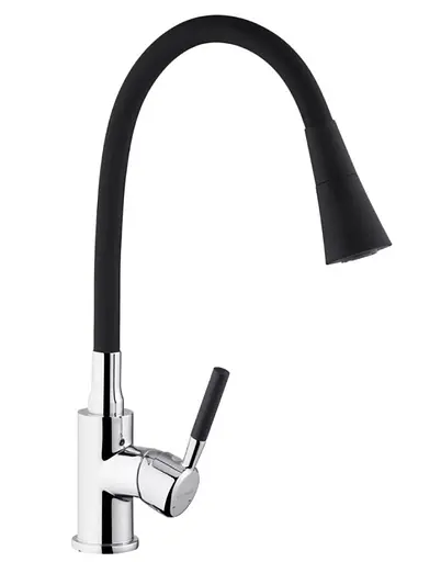 Змішувач для кухні Kroner KRM Kuche - C132BLK (CV033126) - фото 3