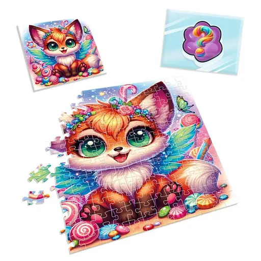 Детские пазлы с сюрпризом Лисенок VT8030-10, 180 деталей - фото 3