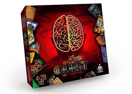 Настольная игра Danko Toys Best Quest 4 in 1 (укр.) (BQ-02-01U)