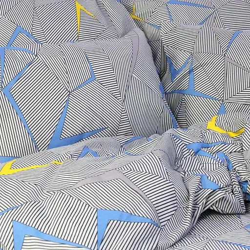 Наволочка 70х70 см бязь серого цвета 326950 - фото 3