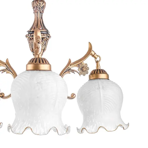 Люстра підвісна Brille класична E27 60W PB (BKL-038S/3) - фото 4