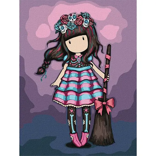 Картина за номерами "Frida Santoro Gorjuss Collection" Ідейка KHO8675, 30х40 см - фото 1