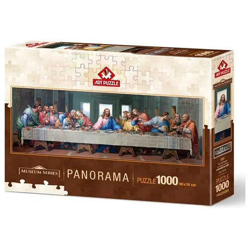 Пазл Art Puzzle Таємна вечеря Леонардо да Вінчі 1000 ел. панорама (5244) - фото 1