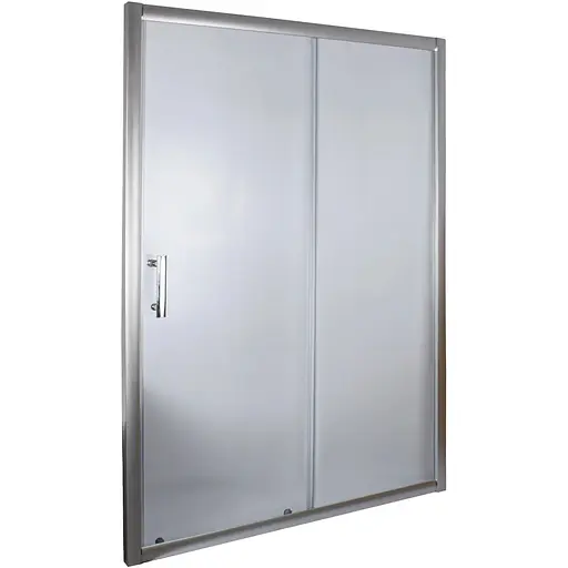 Душевые двери Bravo Tormes 140FS 2 уп., универсальные, матовый, хром матовый - фото 1