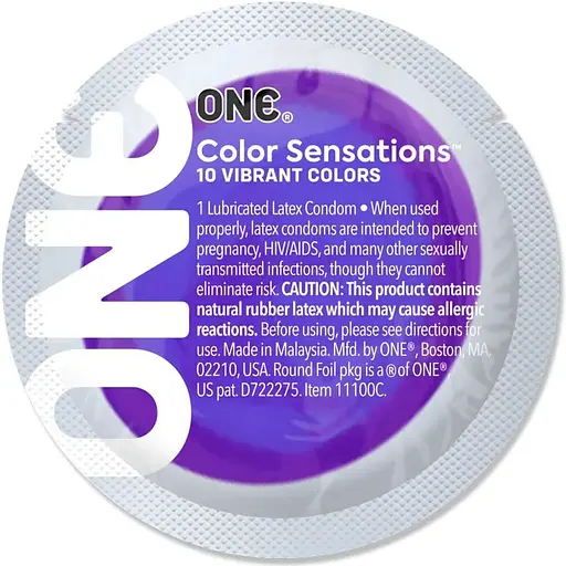 Презерватив One Color Sensations - Pick One (Purple) 1 шт.