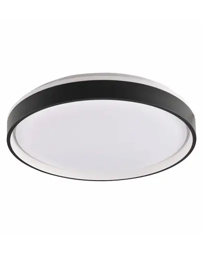 Люстра с пультом светодиодная, потолочный светильник Goldlux 326676 Jadwiga 50 Led 1x72W 3000K-6000K 8000Lm IP44 Bk - фото 1