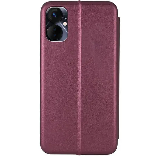 Шкіряний чохол-книжка Classy для TECNO Spark 9 Pro (KH7n) Бордовий - фото 2