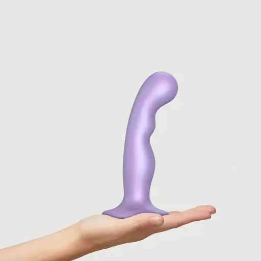 Насадка для страпону Strap-On-Me Dildo Plug P&G Lilas Metallic M - фото 3