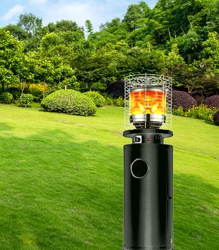 Уличный газовый обогреватель Gordon 13 кВт с эффектом пламени - фото 4