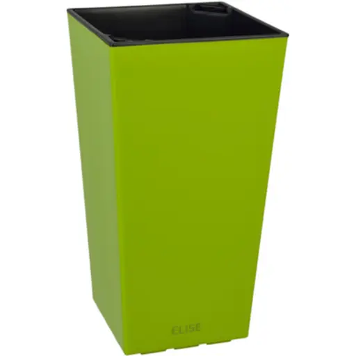 Кашпо Plastkon Elise 30х30х58 см матовое салатовое