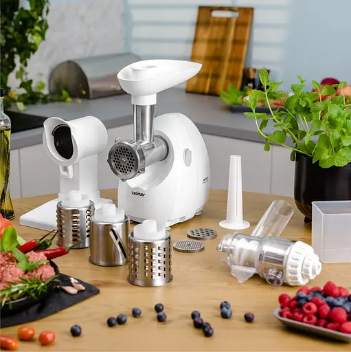 М`ясорубка ZELMER ZMM4050B шинковка, томатопрес - фото 5