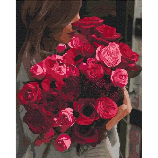 Картина за номерами "Букет від найріднішого" Brushme BS52547 40х50 см