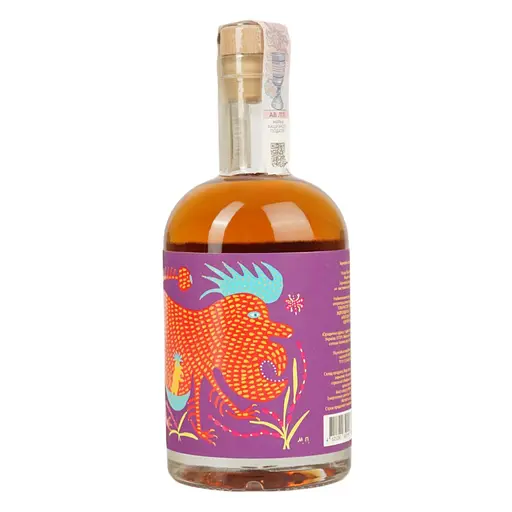 Зерновой спиртной напиток настоянный на чипсах дубовых Поліська казка Рецепт номер 3 45% 0.5 л - фото 3