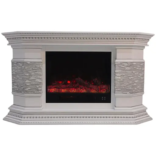 Електричний камін Palermo Bluetooth звук потріскування дров 1500Вт (10080119)