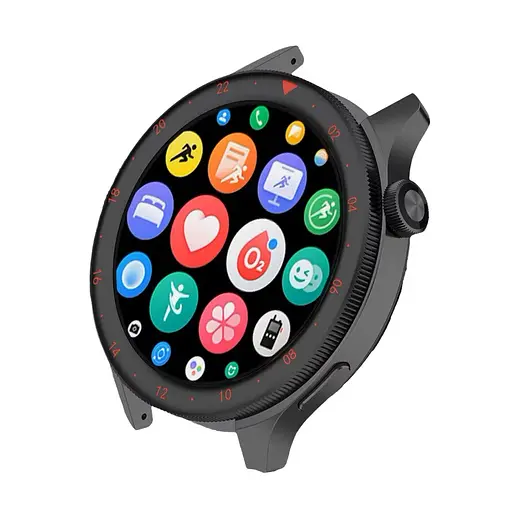 Безель металевий Sikai для смартгодинника Xiaomi Watch S3/S4 Black-red + захисне скло - фото 2