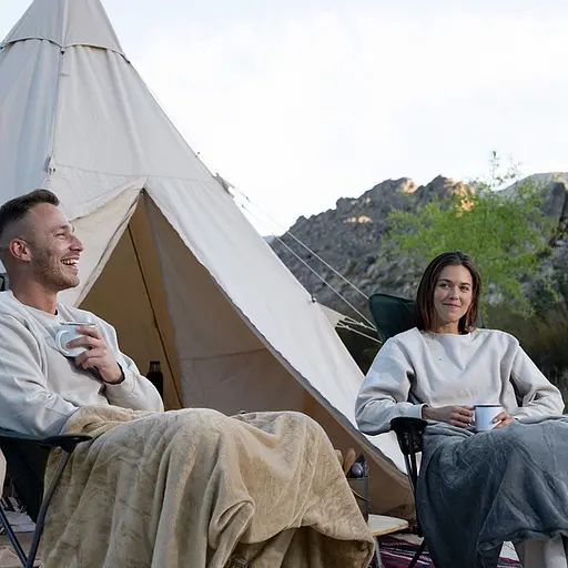 Спальний мішок з підігрівом Naturehike BE400 CNK2300SD021 Правий (220х80см) Бежевий - фото 4