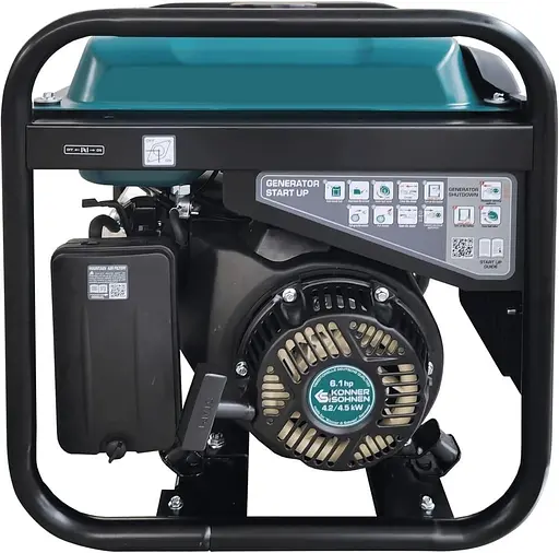 Генератор Інверторний KonnerSohnen KS 4500i, 230В, 4.5кВт, ручний стартер, 33кг / 3800 Вт / Бензин (KS4500I) - фото 3