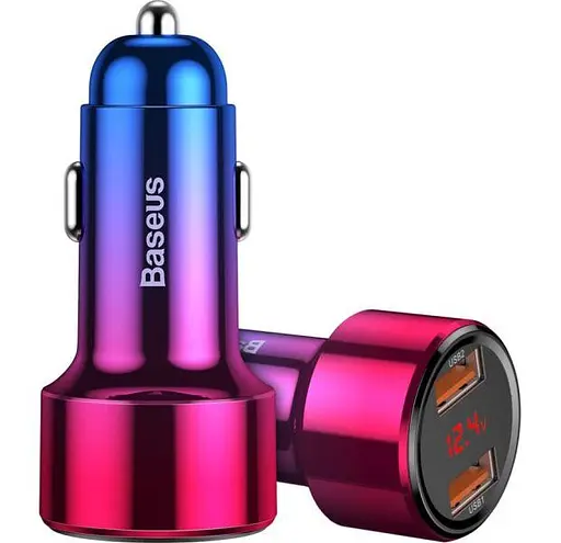 Устройство Baseus Magic Series Dual Digital Display QC 45W Red (CCMLC20A-09) - фото 4