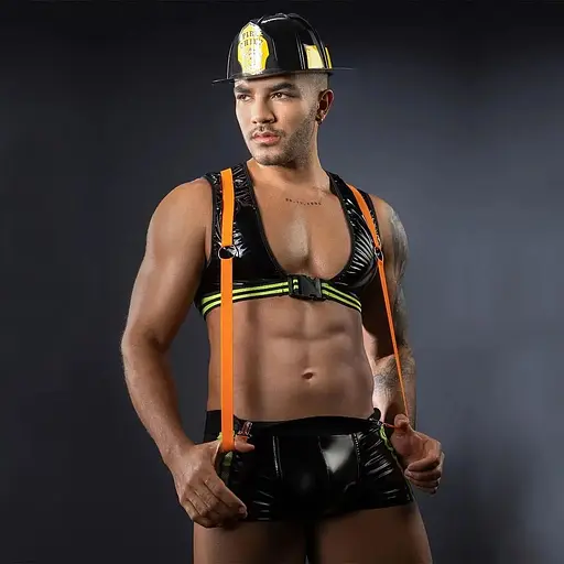 Чоловічий еротичний костюм пожежного JSY 9108 One Size - фото 5