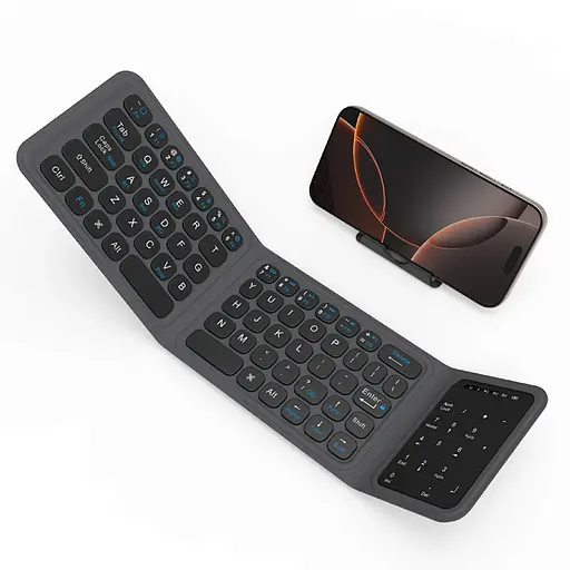 Складна бездротова клавіатура WIWU FMK-05 Grey - фото 2