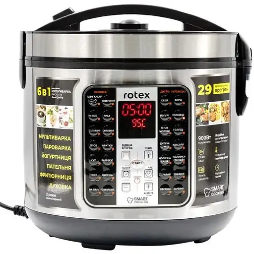Мультиварка Rotex RMC401-B Smart Cooking