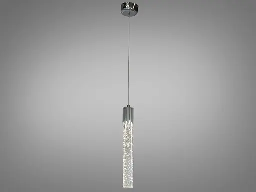 Унікальний, стильний LED підвіс в стилі Нордік, потужністю 5 Вт, хром - фото 2