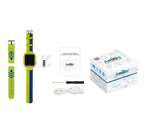 Часы для детей Amigo GO004 Splashproof Camera LED с камерой и фонариком зеленые - фото 7
