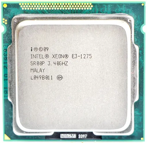 Процессор Intel Xeon e3-1275 3.4-3.8 GHz, LGA1155 95W (Core i7-2600) Б/У