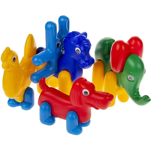 Конструктор-пазл Colorplast Зоо-Логика: зверюшки 13 деталей 1647  - фото 1