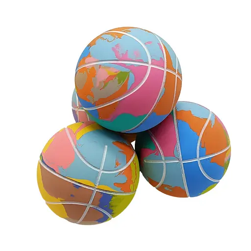 М'яч стрибун "Баскетбольний" Bambi PR2520 в асортименті - фото 1