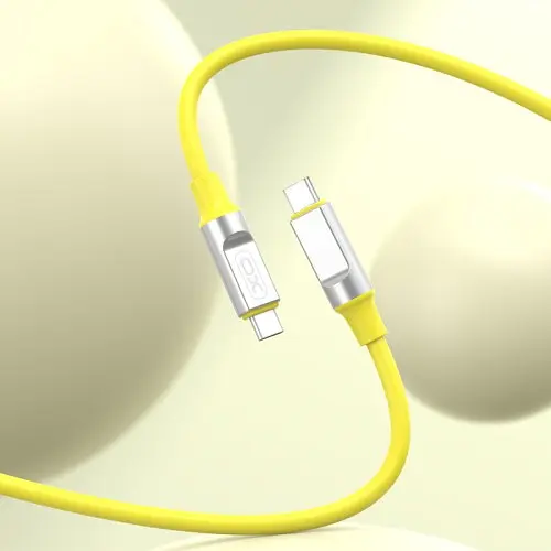 Кабель XO NB-Q252B PD 60W/1 м Type-C to Type-C Fast Charging Жовтий