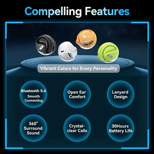 Навушники TWS Vention OpenBeat O12 Orange