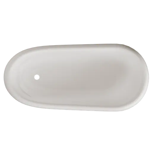 Ванна отдельностоящая глянцевая Amdcon Symphony 167x78 черная из литого камня бронзовые ножки SYMFONYA_167_br_BLACK_HL Черный - фото 10