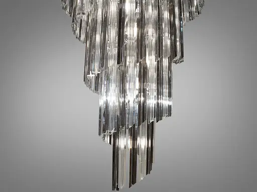 Современная хрустальная люстра на 16 ламп. - фото 4