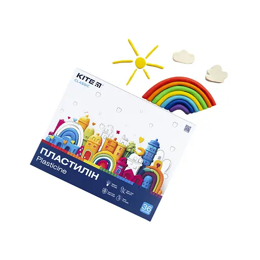 Пластилін Kite Classic 36 кольорів, 720 г (K-078) - фото 5