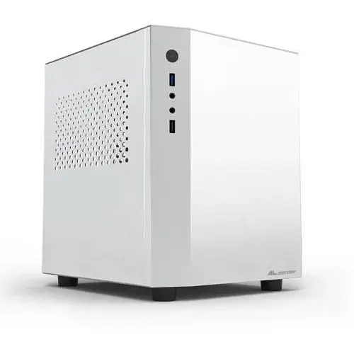 Корпус ALmordor Solar 210 SFF сріблястий, без БЖ, для Mini ITX, 1xUSB 2.0, 1xUSB 3.0, макс. CPU - 85 мм / VGA - 230 мм / PSU - 160 - фото 1