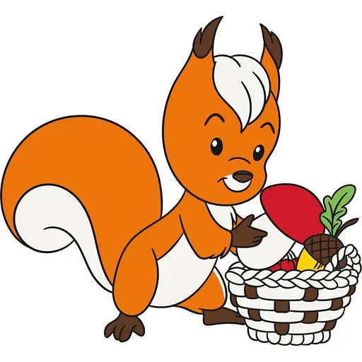 Роспись по холсту "Белочка" Art Craft 15079-AC 25х30 см - фото 1