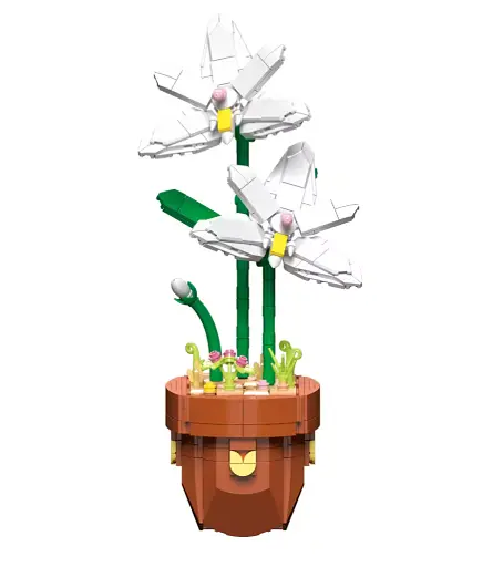 Конструктор цветы Flowers Zuanma NO116-15 детали 394 - фото 1