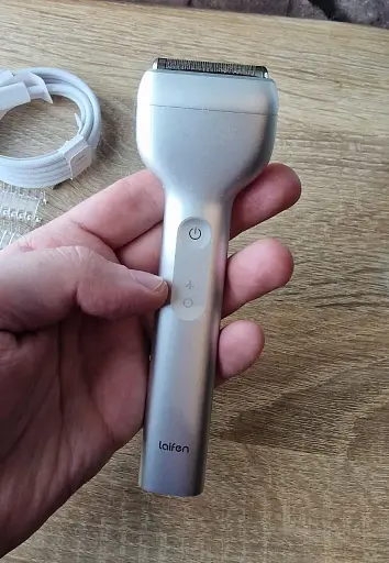 Электробритва-триммер Laifen T1 Pro One Blade (Silver, Гибридная система, USB-C). - фото 4