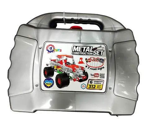 Конструктор металевий ТехноК Авто (3855) 312 дет. - фото 5