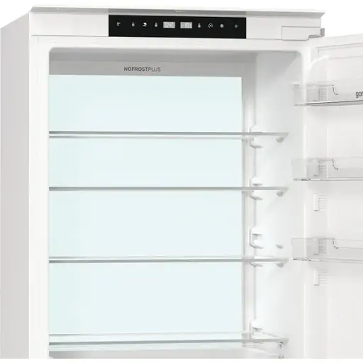 Холодильник Gorenje вбудований з нижн. мороз. 193.7x69x55 см 2 двері,341(84) л А++ NF+ диспл білий - фото 5
