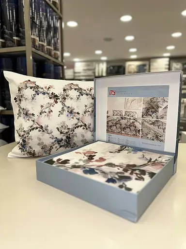 Постільна білизна Dalila Cream Ранфорс Tac pbe0051651 - фото 2