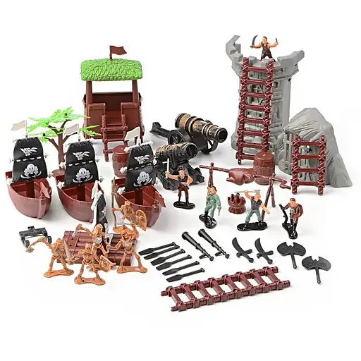 Ігровий набір Замок з піратами і шлюпками ID268