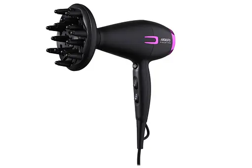 Фен Ardesto Violet PRO HD-Y221PRO ,1750-2100Вт, 2 швидкості, 3температурні режими, дифузор, чорний - фото 9