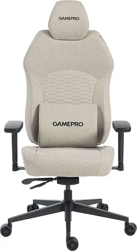 Игровое кресло GamePro GC760LG Fabric Light Gray (GC760LG) - фото 2